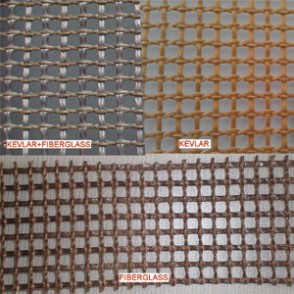 Высокая термостойкость неклейких PTFE покрытием ткани сетки